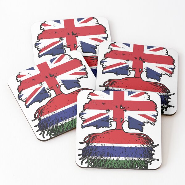 Item preview, Gambia Gambian British UK Tree Roots Flag designed and sold by FlagX.