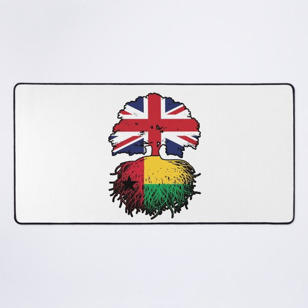 Item preview, Guinea-Bissau Bissau-Guinean British UK Tree Roots Flag designed and sold by FlagX.