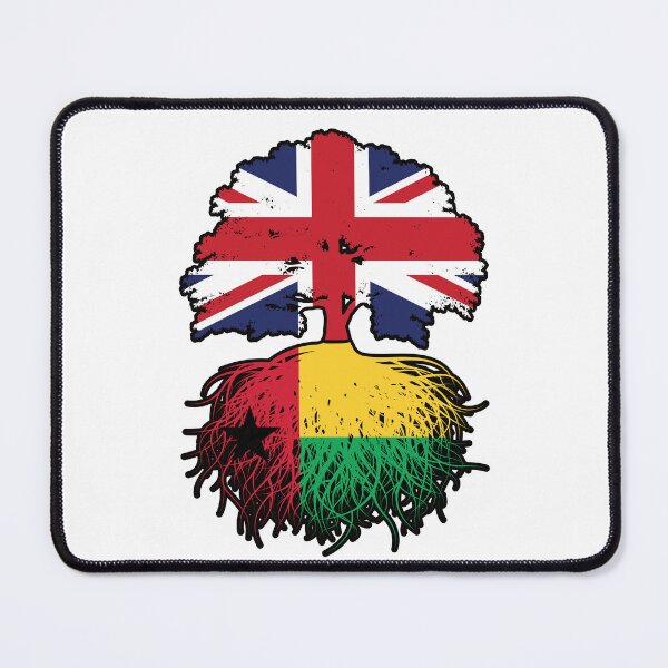 Item preview, Guinea-Bissau Bissau-Guinean British UK Tree Roots Flag designed and sold by FlagX.