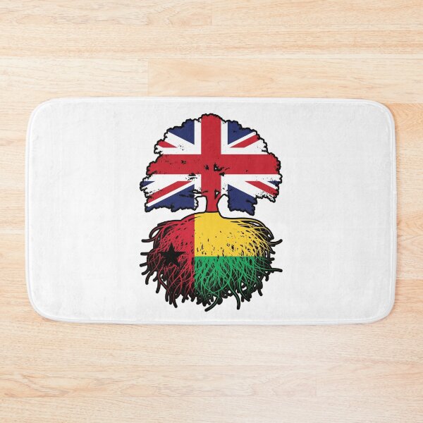 Item preview, Guinea-Bissau Bissau-Guinean British UK Tree Roots Flag designed and sold by FlagX.
