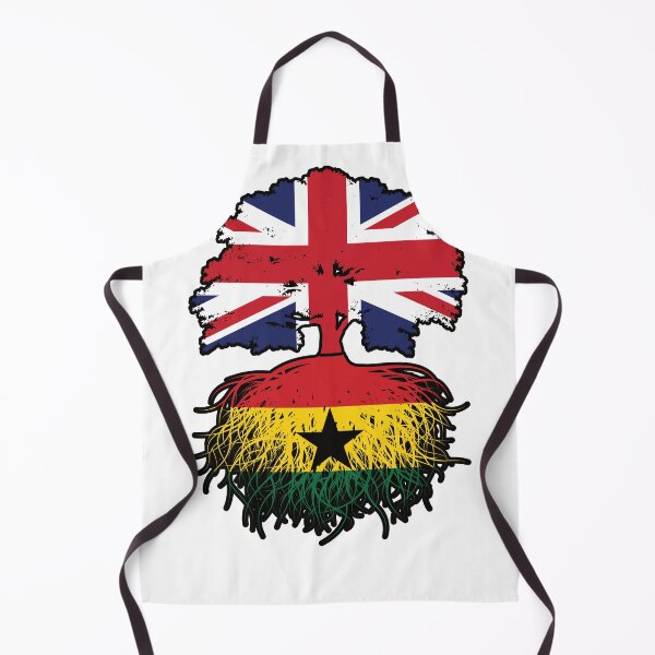 Item preview, Ghana Ghanaian British UK Tree Roots Flag designed and sold by FlagX.