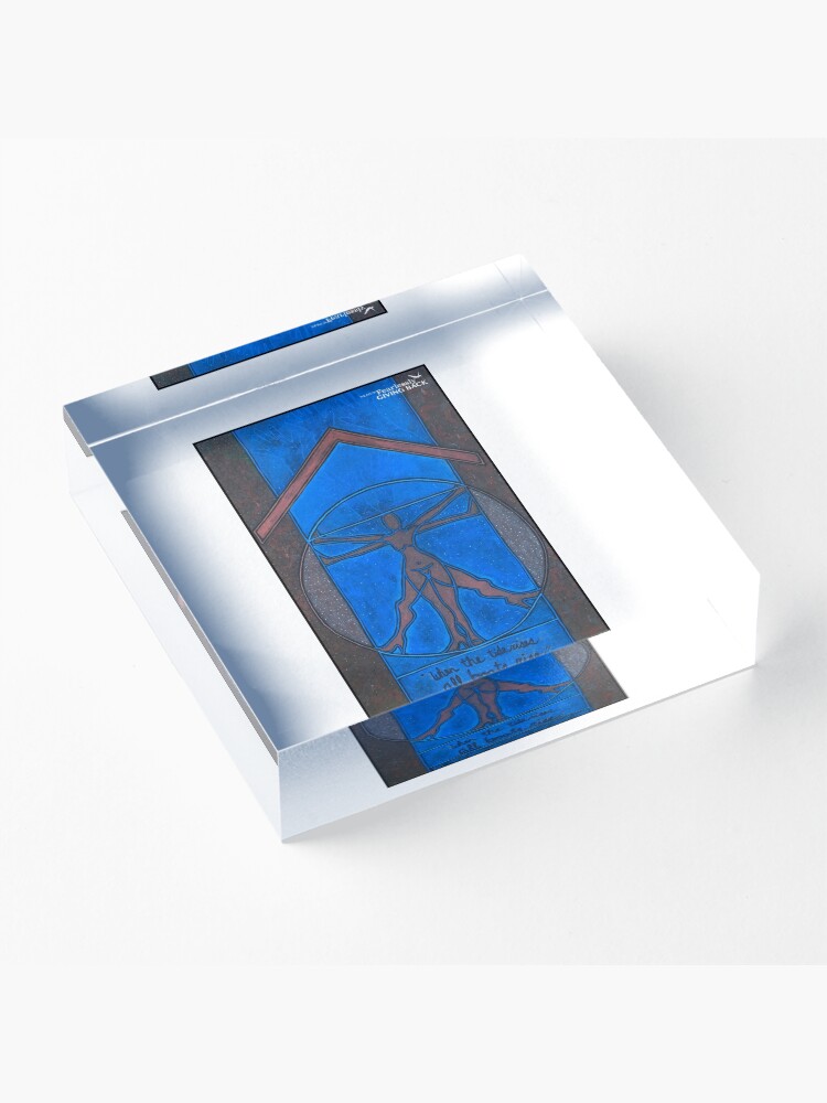 Alternate view of When the Tide Rises – All Boats Rise Acrylic Block