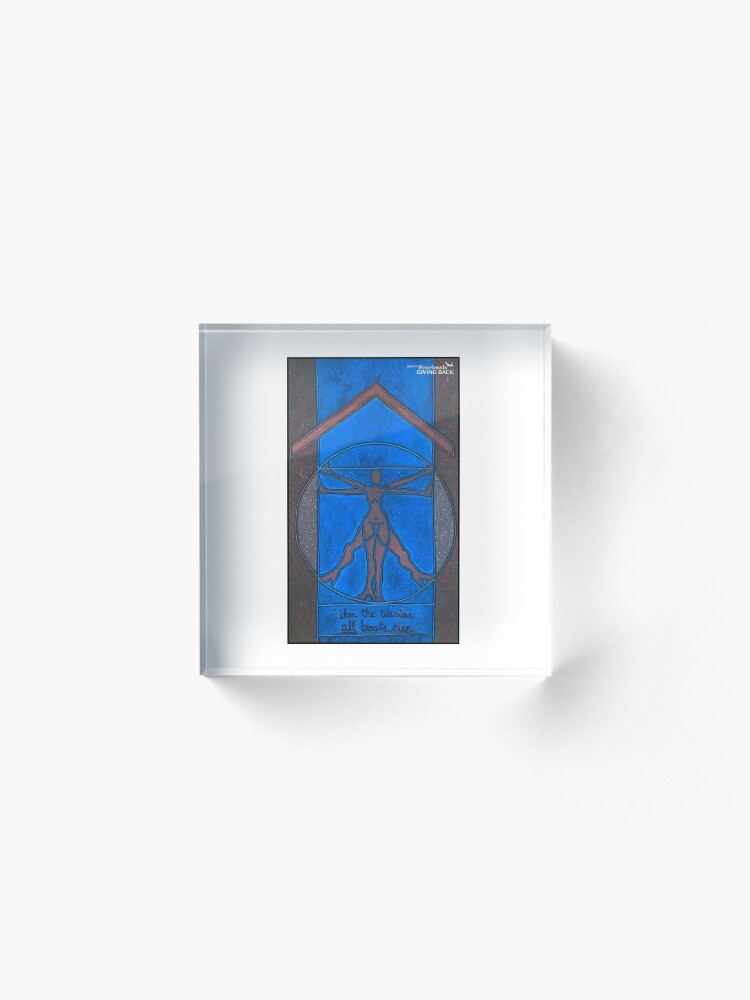 Alternate view of When the Tide Rises – All Boats Rise Acrylic Block
