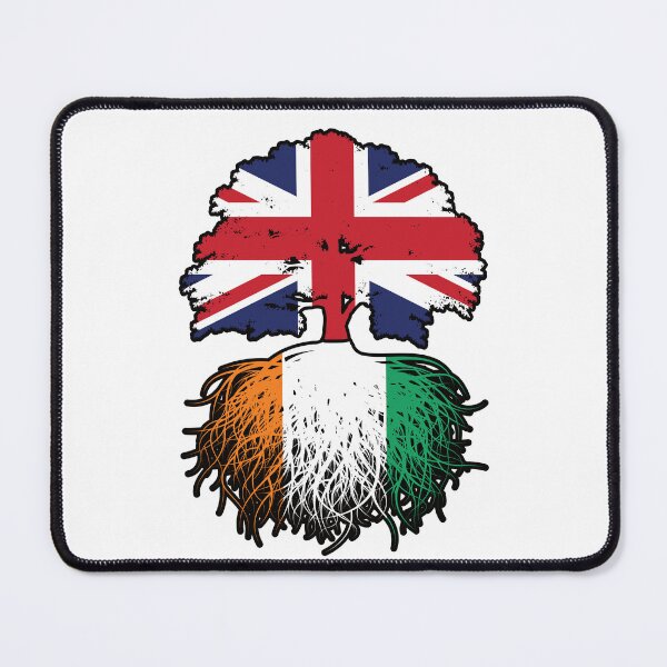 Item preview, Ivory Coast Ivorian British UK Tree Roots Flag designed and sold by FlagX.