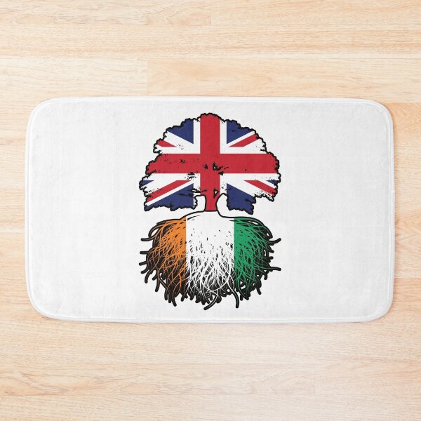 Item preview, Ivory Coast Ivorian British UK Tree Roots Flag designed and sold by FlagX.