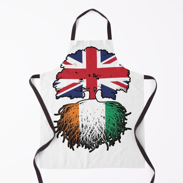 Item preview, Ivory Coast Ivorian British UK Tree Roots Flag designed and sold by FlagX.