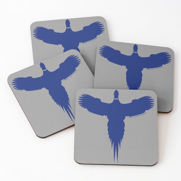 Item preview, Pheasant Wingspan, Dark Blue designed and sold by CraneCreek.