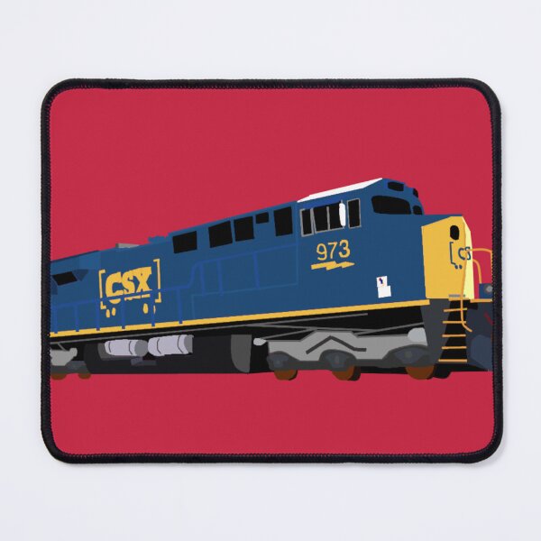 Item preview, CSX ES44AH No. 973 Digital Drawing Sticker designed and sold by SDGraphicZ.