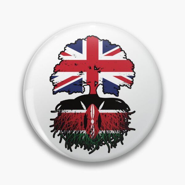 Item preview, Kenya Kenyan British UK Tree Roots Flag designed and sold by FlagX.