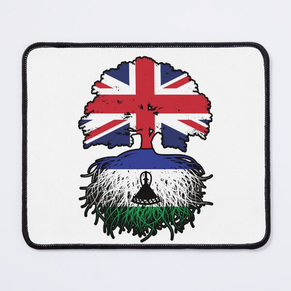 Item preview, Lesotho Basotho British UK Tree Roots Flag designed and sold by FlagX.