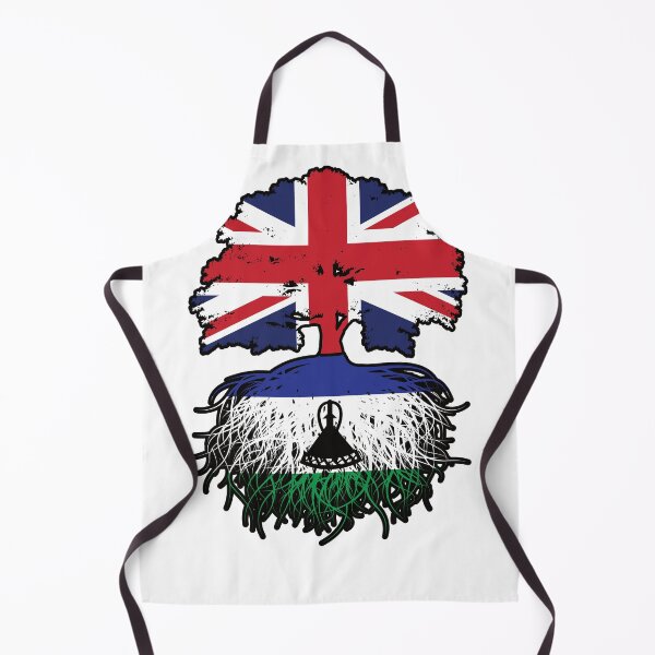 Item preview, Lesotho Basotho British UK Tree Roots Flag designed and sold by FlagX.