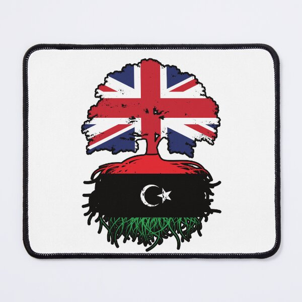 Item preview, Libya Libyan British UK Tree Roots Flag designed and sold by FlagX.