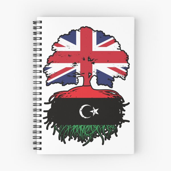 Item preview, Libya Libyan British UK Tree Roots Flag designed and sold by FlagX.