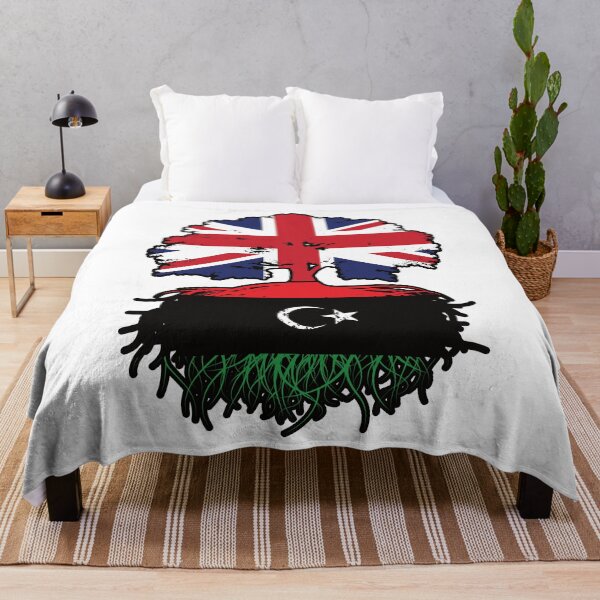 Item preview, Libya Libyan British UK Tree Roots Flag designed and sold by FlagX.