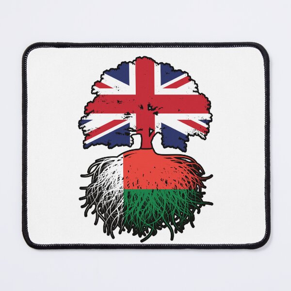Item preview, Madagascar Malagasy British UK Tree Roots Flag designed and sold by FlagX.