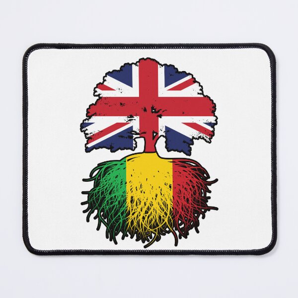 Item preview, Mali Malian British UK Tree Roots Flag designed and sold by FlagX.