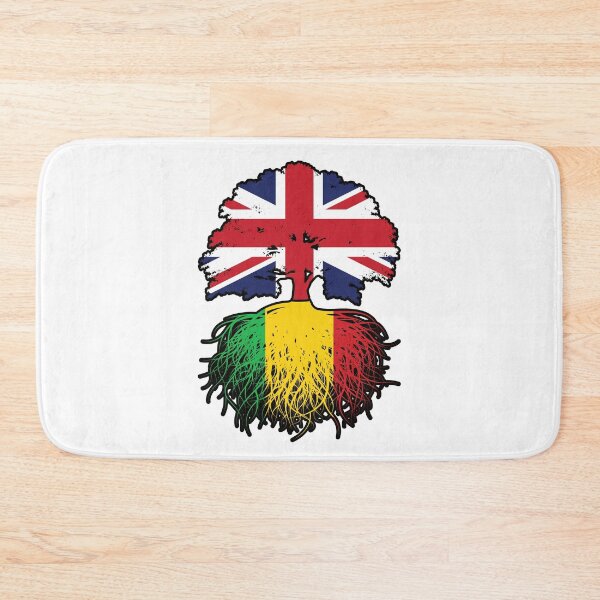 Item preview, Mali Malian British UK Tree Roots Flag designed and sold by FlagX.