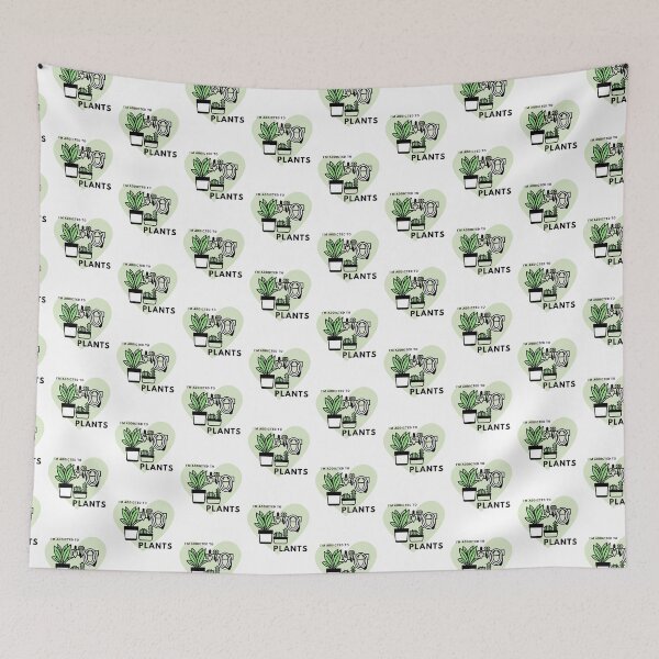 Item preview, I'm addicted to plants designed and sold by Sandi-Pandi.