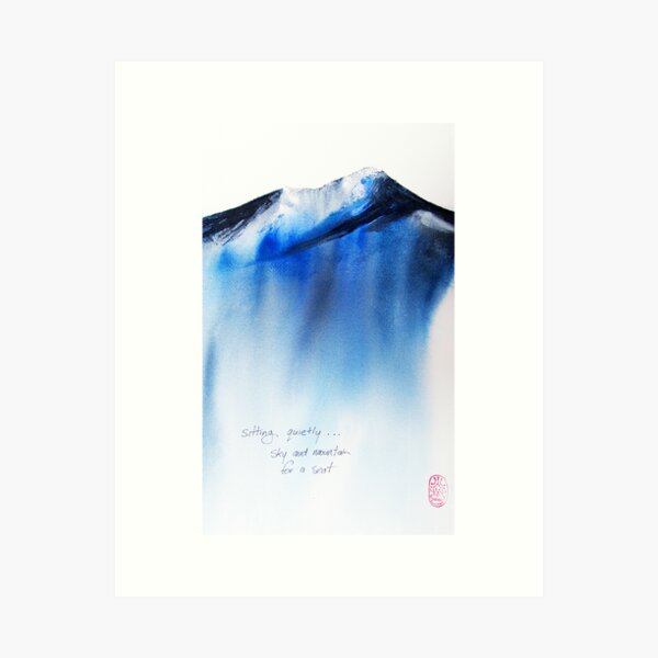 sitting Art Print