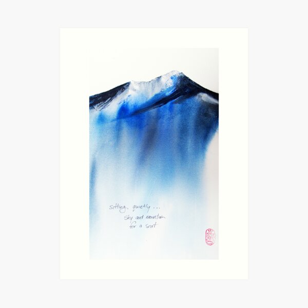 sitting Art Print