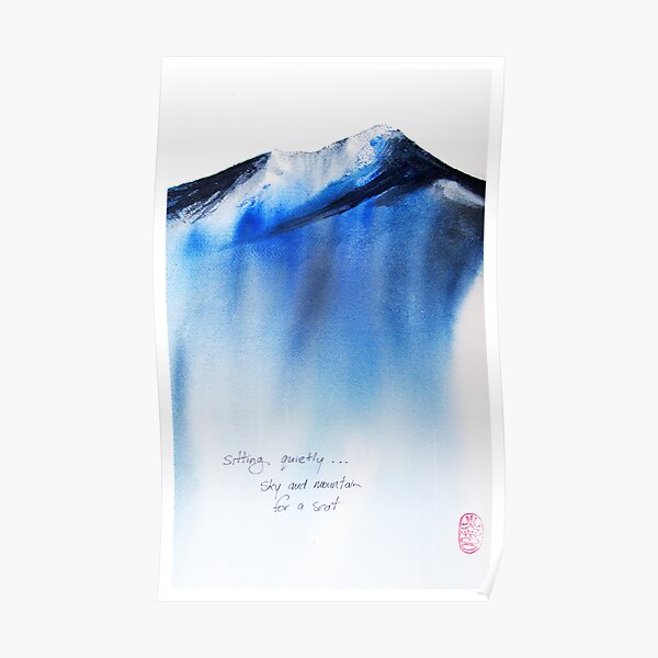 sitting Poster