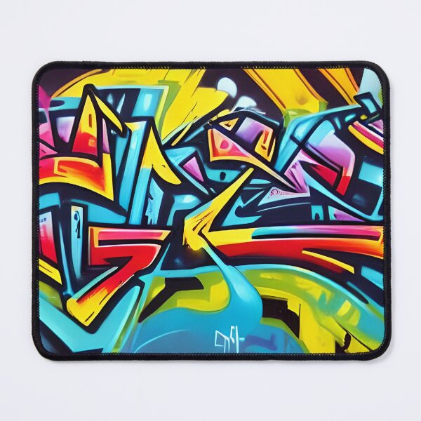Item preview, Street Art Meets Abstract Design In Vibrant Digital Fusion | 338 designed and sold by City Graffix Design Co..