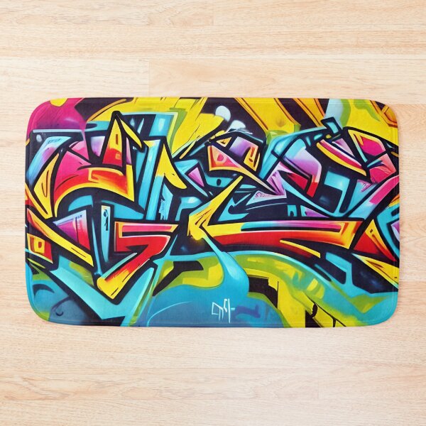 Item preview, Street Art Meets Abstract Design In Vibrant Digital Fusion | 338 designed and sold by City Graffix Design Co..
