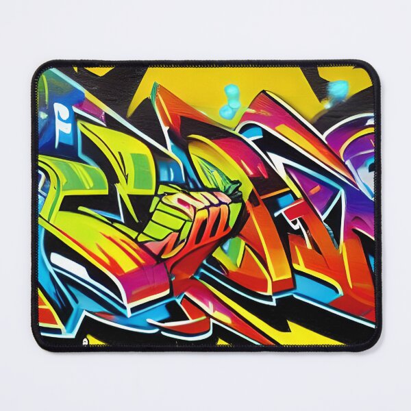 Item preview, Street Art Meets Abstract Design In Vibrant Digital Fusion | 339 designed and sold by City Graffix Design Co..