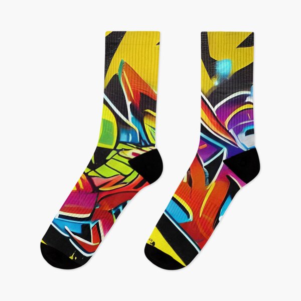 Item preview, Street Art Meets Abstract Design In Vibrant Digital Fusion | 339 designed and sold by City Graffix Design Co..