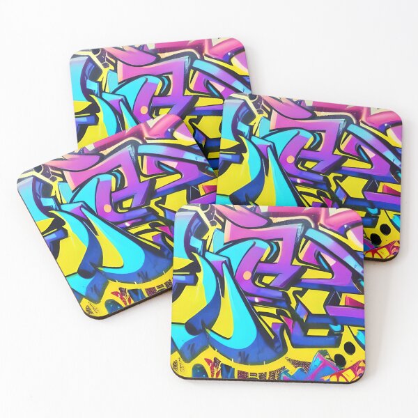 Item preview, Street Art Meets Abstract Design In Vibrant Digital Fusion | 340 designed and sold by City Graffix Design Co..