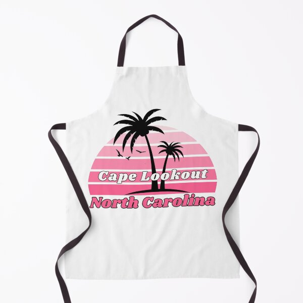 Item preview, Retro Cape Lookout Beach North Carolina Palm Tree at Sunset designed and sold by karmdaf.