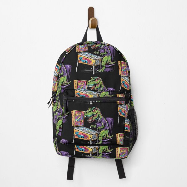 Item preview, Funny T-rex Dinosaur Playing Pinball Retro Graffiti designed and sold by Nature's Fancy.