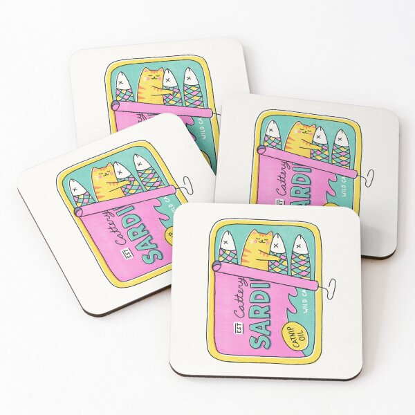 Item preview, Sardine Cat Snuggles designed and sold by Midnight Coffee.