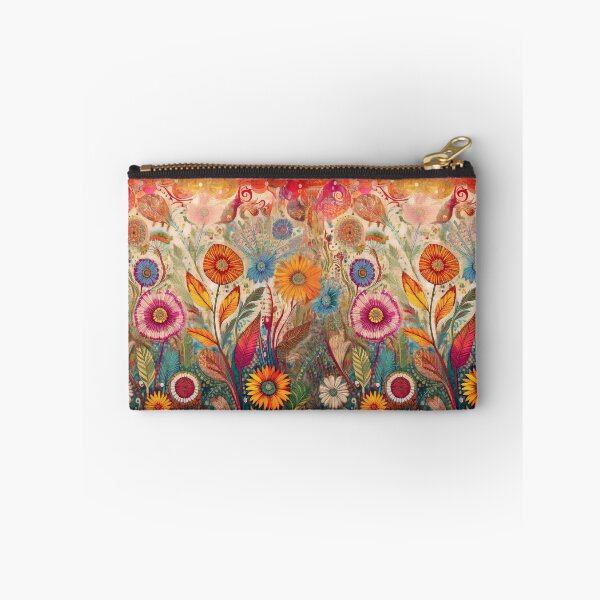 Item preview, Retro Hippie: Folk Art Garden designed and sold by J Marielle Designs.
