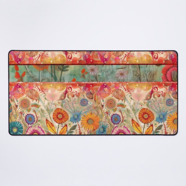 Item preview, Retro Hippie: Folk Art Garden designed and sold by J Marielle Designs.