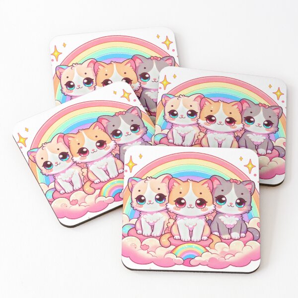 Item preview, Sparkling Rainbow Kittens designed and sold by Daofa.