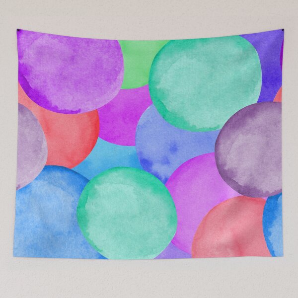 Item preview, Watercolor Circle Pattern designed and sold by HematiteDesign.