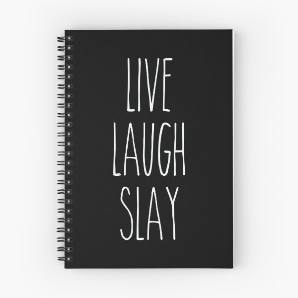 Item preview, Live Laugh Slay in white designed and sold by Mitch616Art.