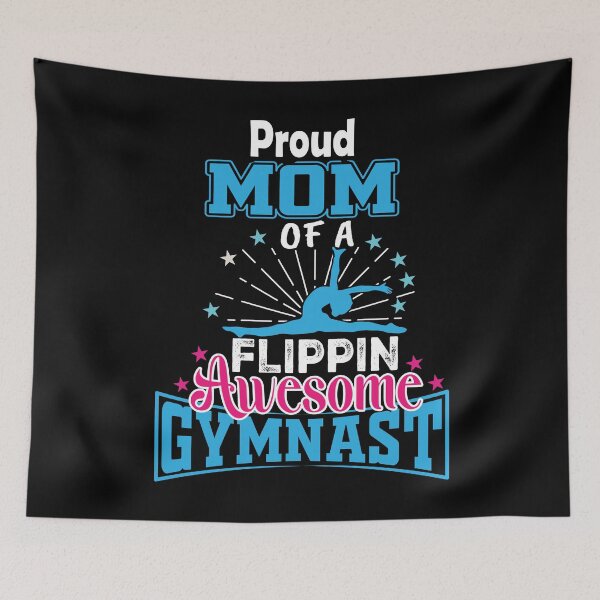 Item preview, Proud Mom Of A Flippin Awesome Gymnast Gymnastics Mom    designed and sold by NNStoreFreiburg.