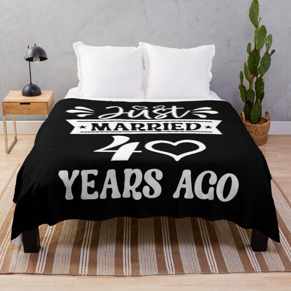 Item preview, Funny 40th Wedding Anniversary - Just Married 40 Years Ago  designed and sold by NNStoreFreiburg.