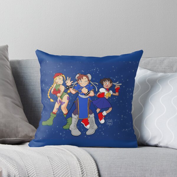 Sakura Street Fighter Pillows & Cushions for Sale | Redbubble