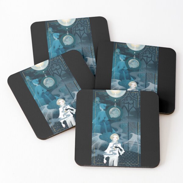 Item preview, Bahamut, the Blue Women, and the Dragon that Fell from the Moon designed and sold by WhiteCatArt.
