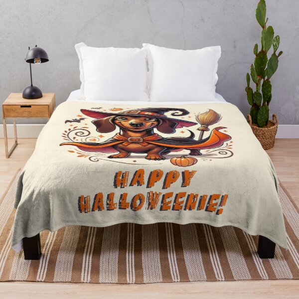 Item preview, Spooky Witch Dachshund Halloweenie designed and sold by TeddVentures.