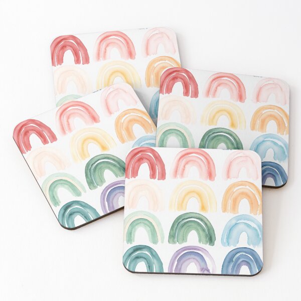 Item preview, Watercolor Rainbow Pattern designed and sold by yumas.