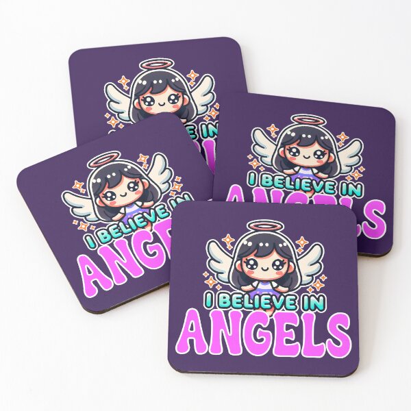 Item preview, Adorable girl I believe in angels  designed and sold by CharmSpell.