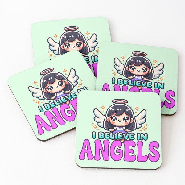 Item preview, I believe in angels cute girl  designed and sold by CharmSpell.