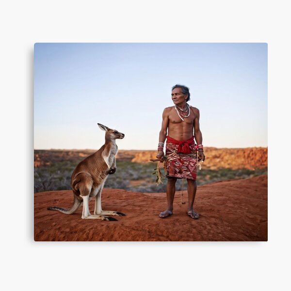 Item preview, The Kangaroo and the Aborigine designed and sold by Collection de trésors .