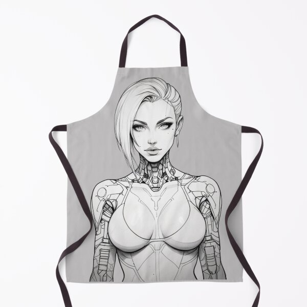 Item preview, Cyborg Girl designed and sold by ArtCraftLab.
