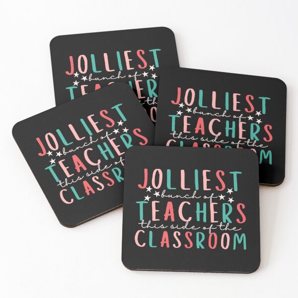Item preview, Jolliest Bunch Of Teachers This Side of the Classroom designed and sold by SunfullyYours.