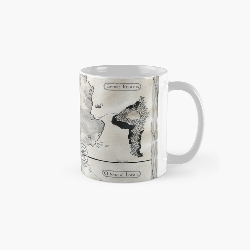 aesthetic bookish prythian map  Jigsaw Puzzle